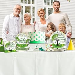 100Pcs Family Reunion Party Decorations Family Tree