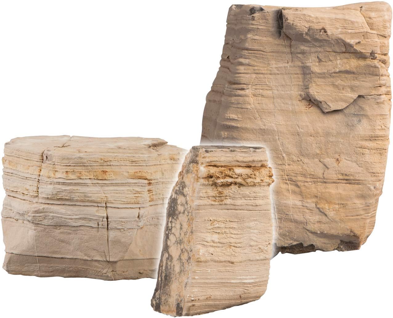 Sera Rock Desert Natural Stone Decoration for Aquarium Decoration Aquascaping, S/M (Stück 0,6 - 1,4 kg) - Image 3