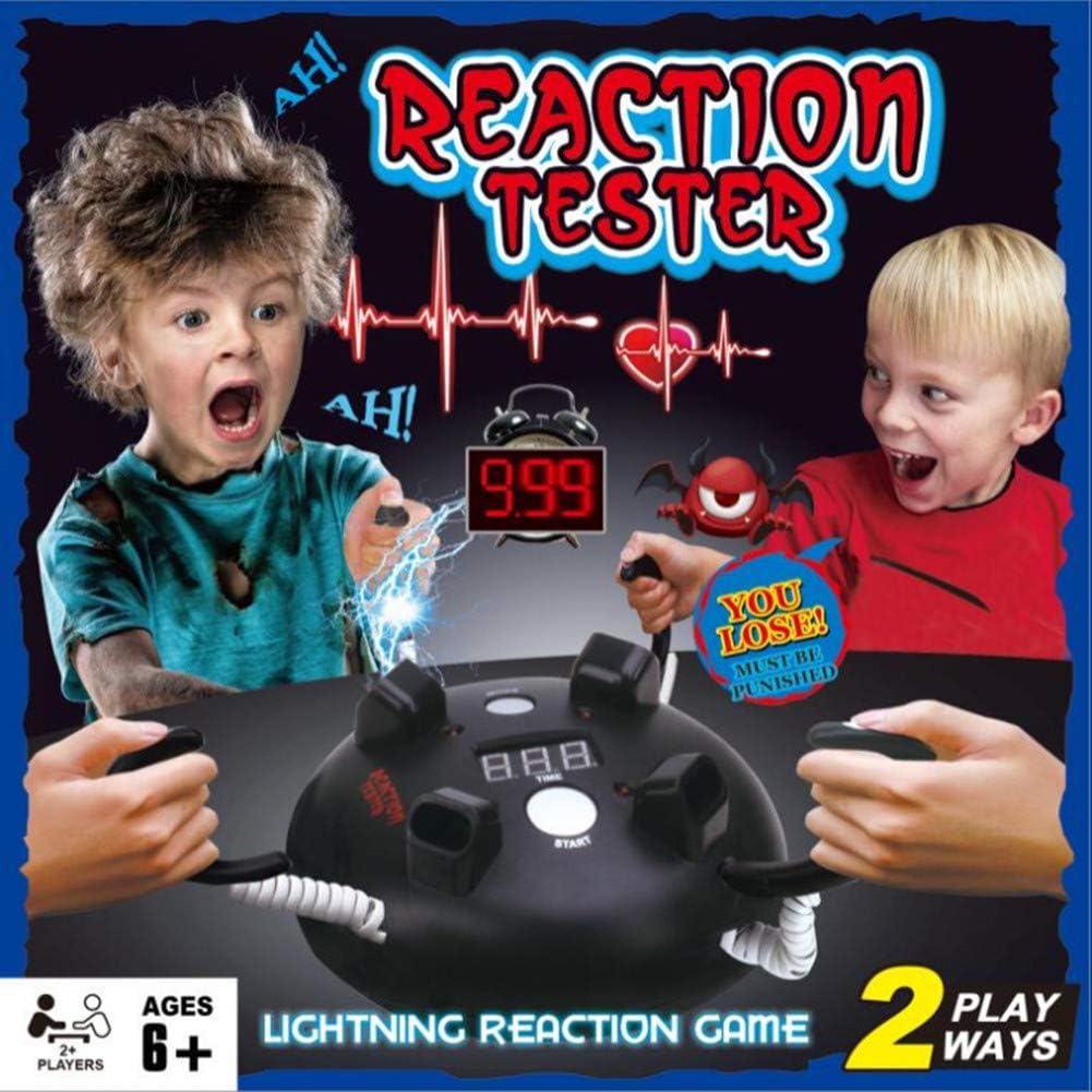 ANGAZURE Electric Shock Game, Adjustable Electric Shock Reaction Toy