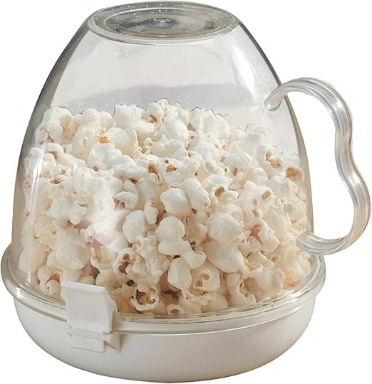 Máquina para hacer palomitas de maíz en microondas con tapa y ...