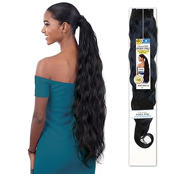 Amazon Com Shake N Go Synthetic Organique Pony Pro Ponytail