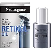 Neutrogena Rapid Wrinkle Repair Retinol Face Oil, Daily Anti-Aging Face Serum to Fight Fine Lines, Deep Wrinkles, & Dark Spots, 1.0 fl. oz