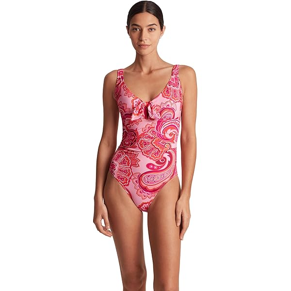 LAUREN Ralph Lauren Sunrise Paisley Mio One-Piece Multi