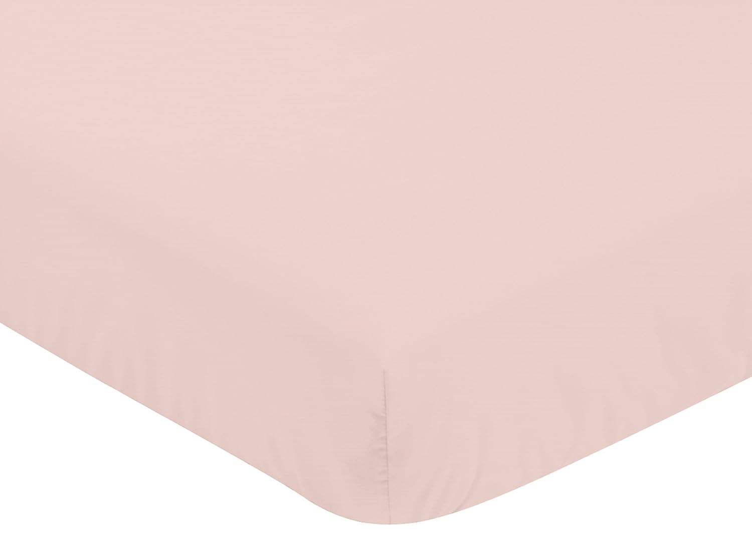 blush floral crib sheet