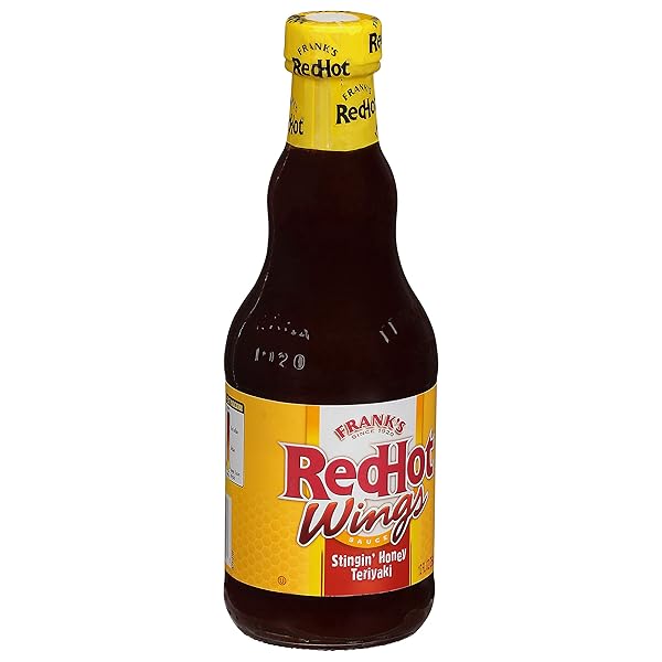 FRANK’S REDHOT STINGIN’ HONEY TERIYAKI WINGS SAUCE, 12...