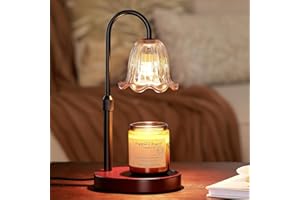 Dimmable Candle Wax Warmer, Homelist Candle Warmer Lamp with Timer for New Home, Mondern Warmers Flower Lamp, House Warming G