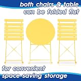 Harbour Housewares Sussex 2 Seater Folding Table Chairs Outdoor Sage Green view 4