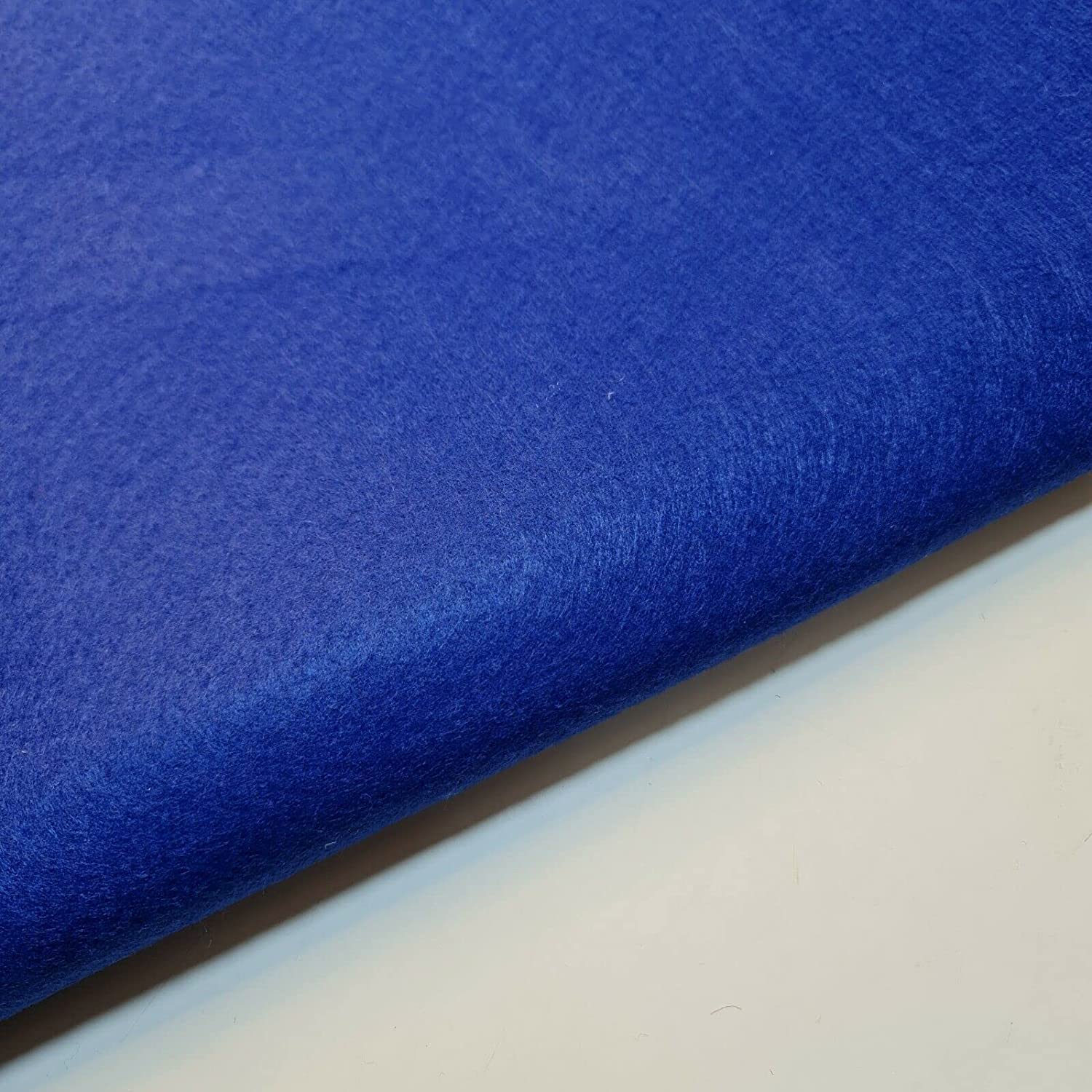 Multi Purpose Acrylic Felt Baize Fabric Material Suitable for Poker Bridge Card Craft Table 58" - 150cm Wide Sold As Pre Cut Lengths (Royal Blue, 1 Meter)