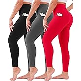 3 Pack Leggings for Women High Waisted No See-Through Tummy Control Soft Yoga Pants Womens Workout Athletic Running Leggings