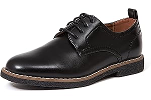 Deer Stags Boys' Zander Lace-up Dress Comfort Oxford, Black, 2 Little Kid