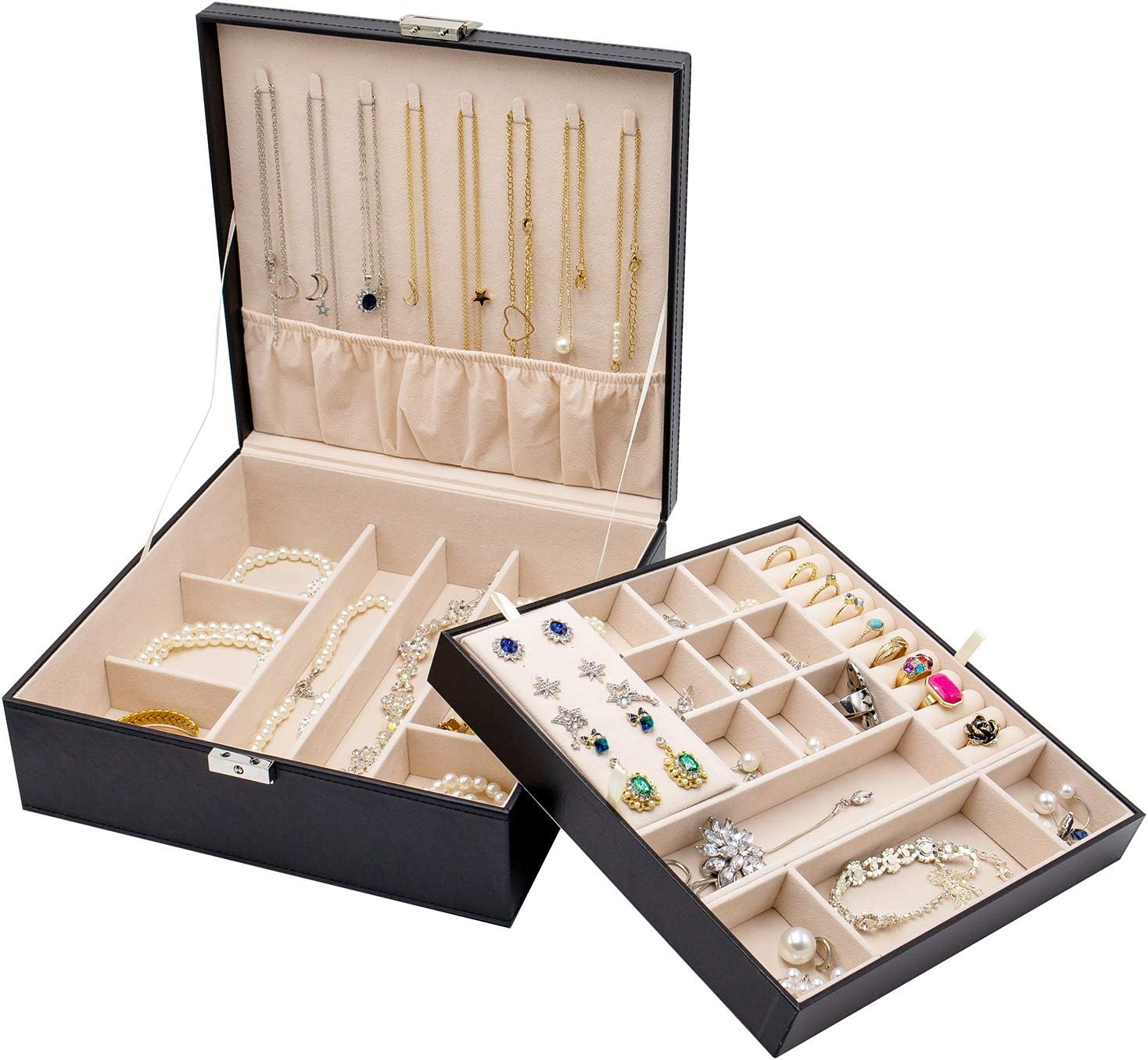 ProCase Jewellery Box Organiser for Necklace Earrings Amazon.co.uk