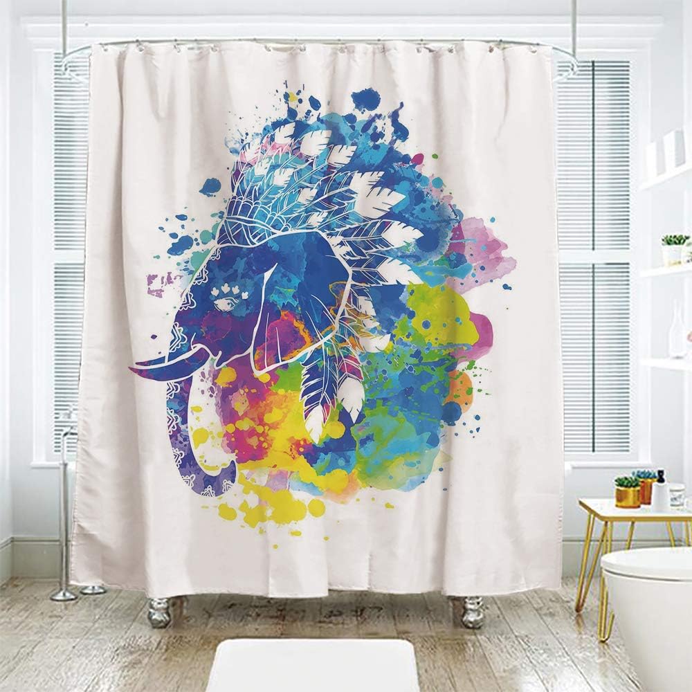 Scocici Diy Bathroom Curtain Personality Privacy Convenience