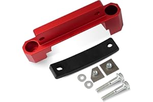 Billet Rear Differential Brace Compatible with 2015-2023 Dodge Charger Challenger/Chrysler 300 SRT Hellcat Scat Redeye (Red)