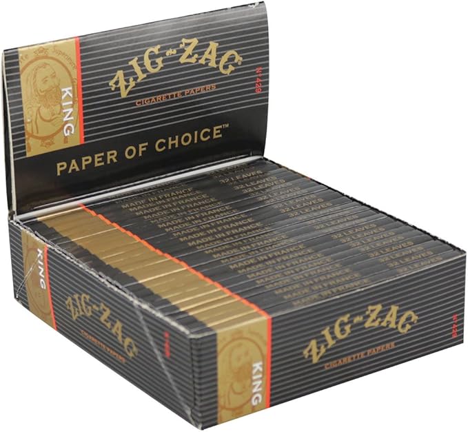 Zig Zag King Size Cigarette Rolling Papers, Box Of 24 Packs Amazon.co.uk Kitchen & Home
