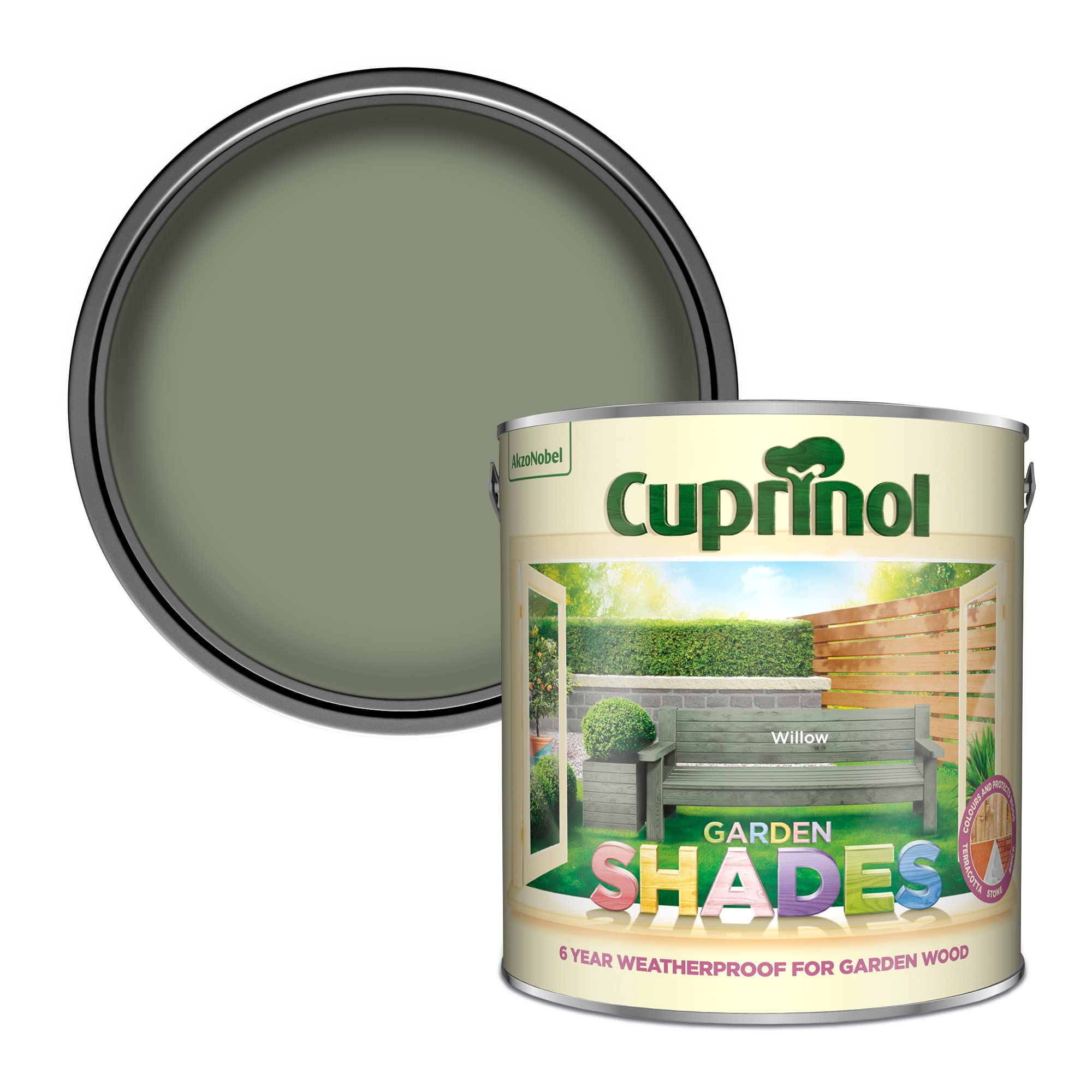 Cuprinol 5083484 Garden Shades - Willow (2.5L)