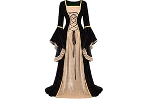 Kranchungel Renaissance Dresses for Women Costume Fairy Renaissance Dress Ball Gown Medieval Irish Peasant Dress