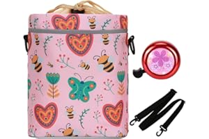 LOCAL LION Bike Basket for Kids, Bike Handlebar Bag for Boys and Girls, Bicycle Basket Fits Most Children's Bikes Like Tricyc