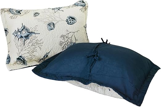Amazon Com Brandream 100 Cotton Pillow Cases Nautical Navy Blue