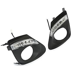 Kojem LED Fog Light Bezel Compatible with 2011-2013
