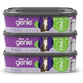 Litter Genie Refill Bags | Standard 3-Pack, 28 total ft | Up to 6 Months of Supply | Ultimate Odor Control Cat Litter Bags
