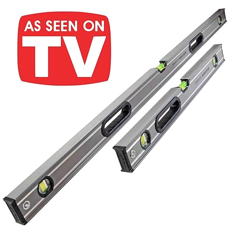 Stanley XMS18LEVEL2 STA543648 und 600 mm STA543624 Fatmax Box-Strahl-Libellen