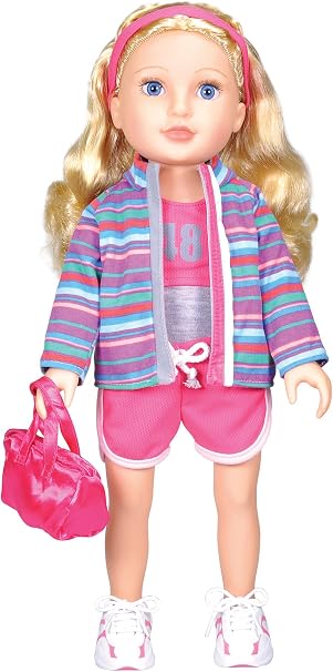 Kindred Hearts Dolls Brinley Hair Blue Eyes Pvc Girl Doll Blonde 18 Amazon Exclusive