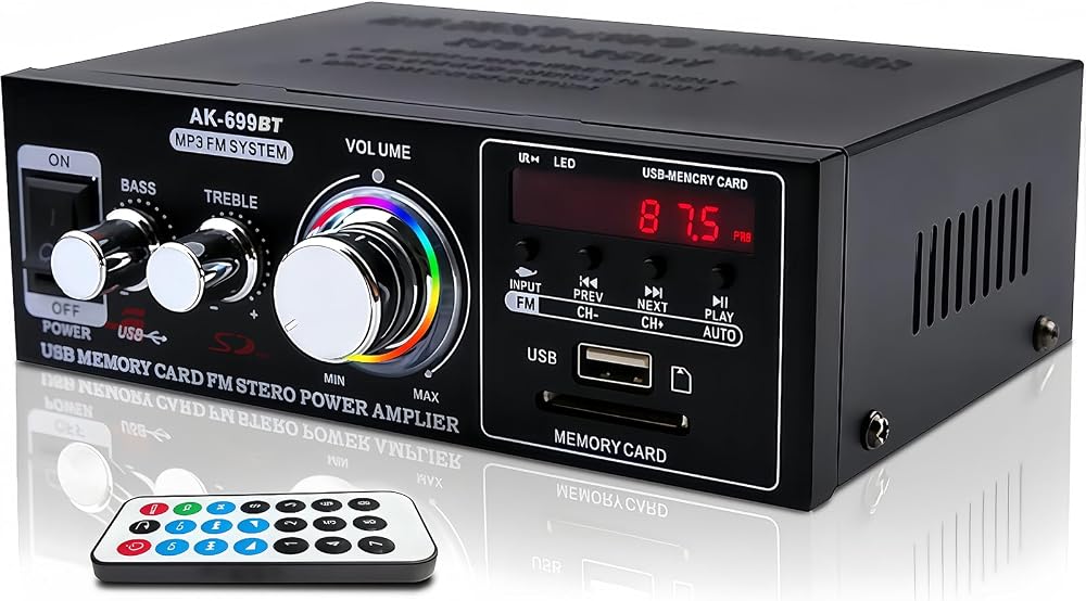 Noble Createaprototype Bluetooth 5.0 Audio Amplifier 100W 2 Channel