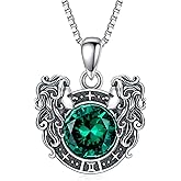 LONAGO Zodiac Sign Necklace Celestial Constellation Necklace Horoscope Astrology Zodiac Pendant Necklace Gift for Women