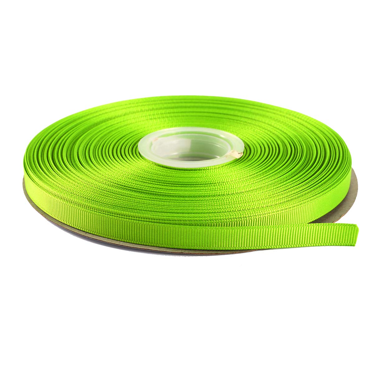 ITIsparkle 9mm Width (3/8") Grosgrain Ribbon 45 Meters (full reel) Crafts Gift Wrap Floristry - Apple Green Ribbon โ image 1