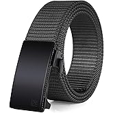FAIRWIN Ratchet Belts for Men - Nylon Web Belt for Golf Tactical Work Casual, Adjustable Webbing with Ratcheting Buckle
