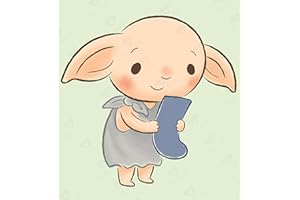 DIAMOND ART CLUB Harry Potter Dobby is Free Canvas Diamond Painting Kit, 13" x 13" (32.8 x 32.8 cm)