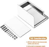 HITSLAM Brushed Nickel Toilet Roll Holder with Phone Shelf SUS 304 Stainless view 7