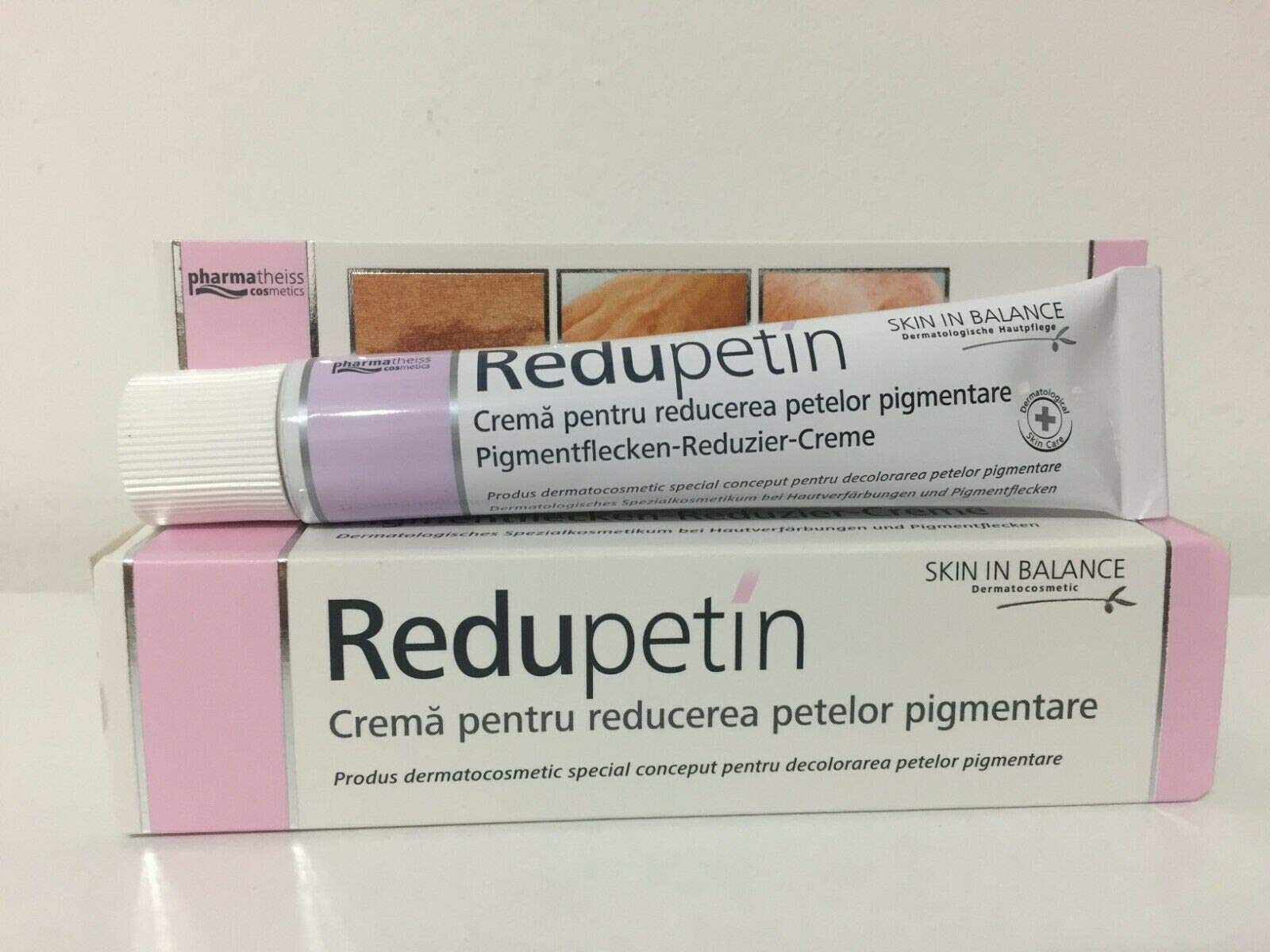 Redupetin - special dermatological skin care in case of skin discoloration and liver spots