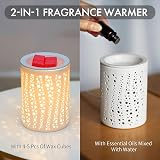 PALANCHY Starry Night Wax Melt Burner Glass Ceramic Warmer 4.3 in view 2