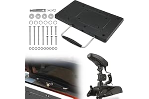 C Q CHANG QI For Minn Kota 1854021 Quick Release Bracket MKA-21,For Minn Kota Trolling Motor Mounting Bracket, Fits Terrova, Ulterra,Deckhand 40, PowerDrive, PowerDrive V2 /Pontoon Trolling Motors, Black.