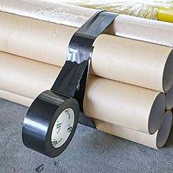 BOMEI PACK 4Pack Black Heavy Duty Duct Tape, 1.88