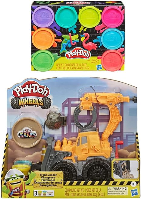 play doh wheels front loader