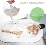 mikimini Bath Mitt 2 in 1 Exfoliating Loofah Sponge Mesh Brush Women 1 Pack view 6