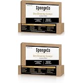 SpongeCo - Dry Cleaning Soot Eraser Sponge - Pet Hair, Smoke, Soot, Dust and Dirt Remover - 3x6 Double, One Unit (2 Pack Single)