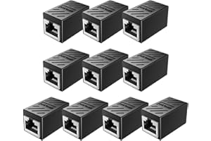 Ethernet Coupler Embedded 8p8c connector Ethernet coupler RJ45 coupler Ethernet cable extension adapter for Cat7 Cat6 Cat5e C