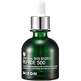 MIZON Peptide 500 Ampoule Peptides Adenosine Hyaluronic Acid Centella Asiatica Skin Elasticity Moisturizing Collagen Booster Korean Serum (1.01 fl. oz)