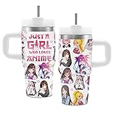 Anime Gifts for Women Girls, 14oz Tumbler with
