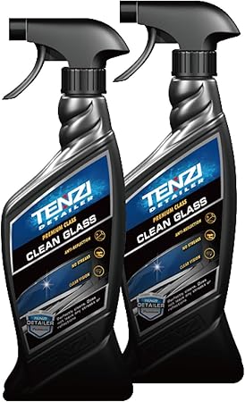 Amazon 徳用 テンジ ガラスクリーナー 2本セット 視界クリア 油膜うろこ取り 反射防止 拭き跡防止 ガラス洗浄剤 600ml Tenzi Detailer Ad 33 ガラスクリーナー 車 バイク