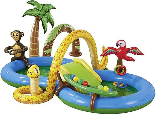 Crivit - Piscina Infantil con tobogán: Amazon.es: Jardín