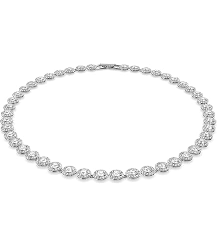 Amazon.com: SWAROVSKI Tennis Deluxe Necklace Cz White One Size