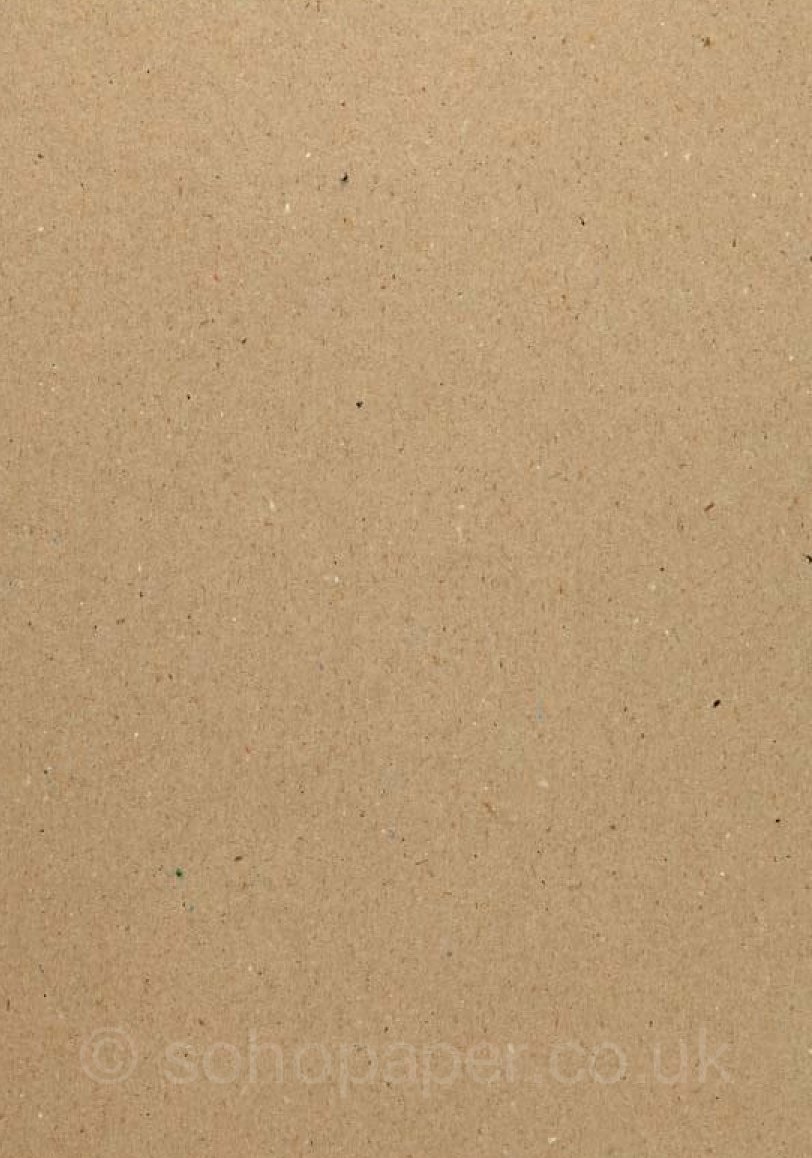 Kraft Recycled A4 Card and Paper - 50 Sheets - soho paper products (170gsm)