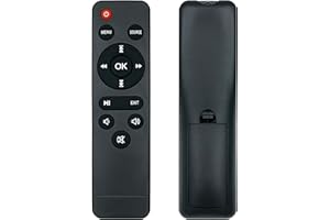 KUETERYUN Replacement Remote for Mini Projector,Compatible with TMY V08,AuKing M8-F,NISOO M10,PANSEBA HI-04&PANSEBA HI-04, for XuanPad X008-QA01,Mini Projector.(1Pack)