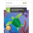 IXL Fractions & Decimals 4th Grade Math Workbooks, Mathematics Book for Kids Age 9-10 Covering Modeling, Comparing, Addition, and Subtraction Problems
