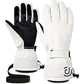 OMECHY Winter Gloves Men Women Warm Waterproof Ski 5 Layer Touch Screen Snow Gloves for Cold Weather