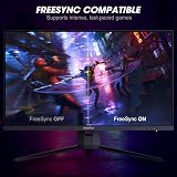 KOORUI 27 Inch QHD Gaming Monitor 144 Hz VA 1ms DCI-P3 90% Adaptive Sync view 4